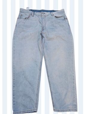 Levi's 550 Relaxed Fit Jeans Men's 38x30 Light Wash Blue Denim Distressed '92